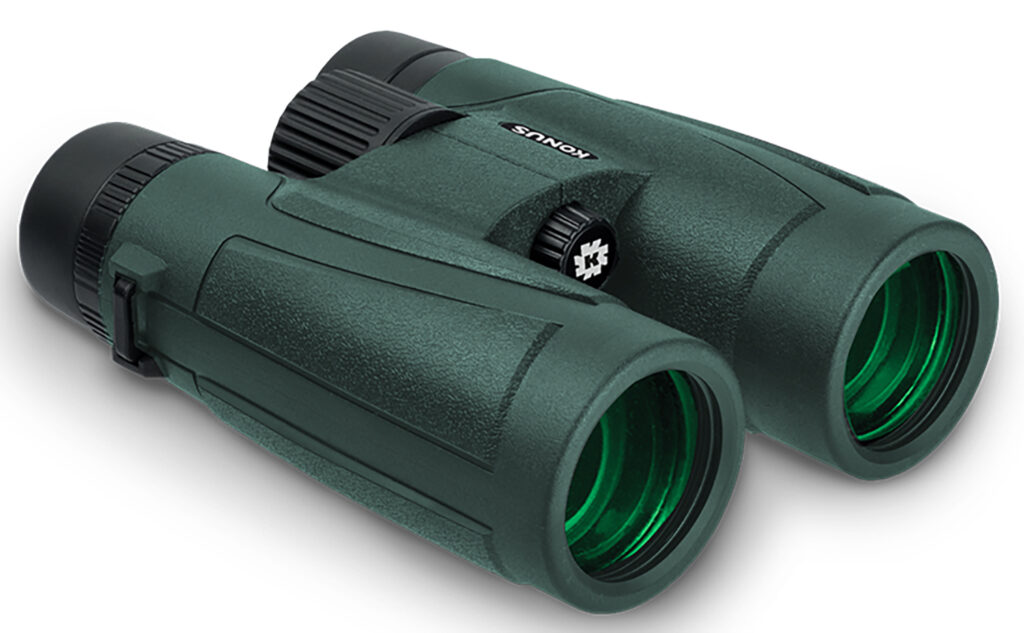Konus 2272 Regent-HD  8x42 W.A. BaK-4 Roof Prism Center Focus Black Rubber Armor