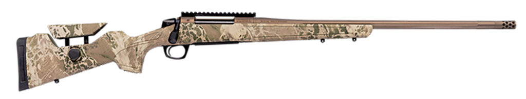 CVA CR3953 Cascade Long Range Hunter Full Size 308 Win 22" Smoked Bronze Cerakote Steel Threaded Barrel, Realtree Hillside Synthetic Stock