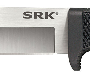 Cold Steel CS38CKE SRK 6" Fixed Clip Point Plain 3-V Steel Blade, 4.75" Black Textured Kray-Ex Handle