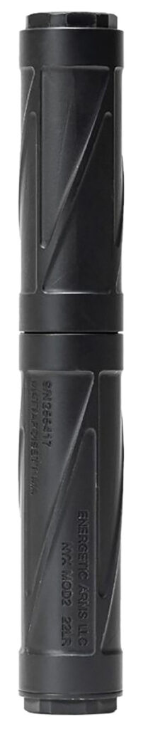 Energetic Armament EA03 NYX Mod 2 Suppressors 22LR 1/2x28 Black Cerakote