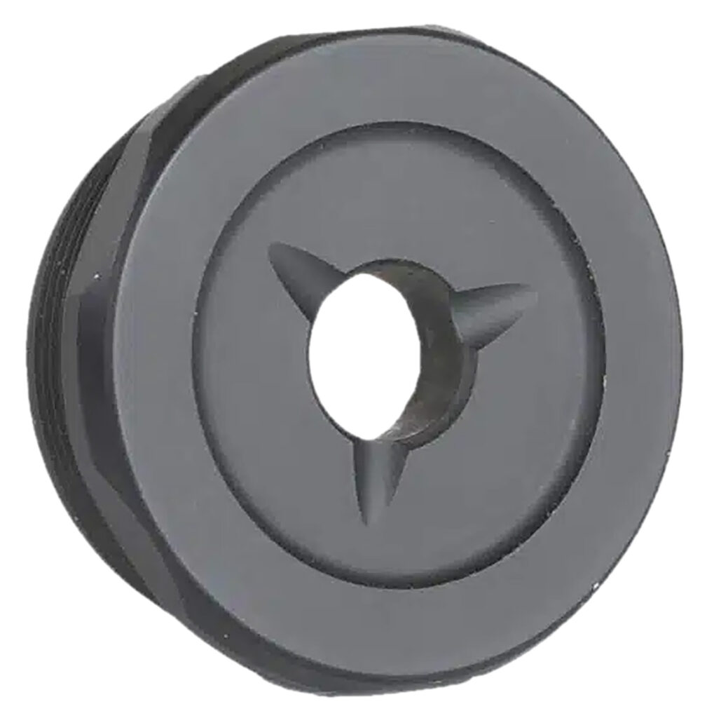 Jk Armament JK155PROEC30 Pro Flash Reducer End Cap 30Cal 1.375"x24 Ti6AL4V Titanium Black