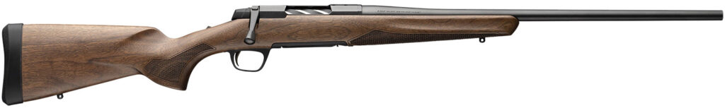 Browning 036001299 X-Bolt 2 Hunter Full Size 6.8 Western 3+1 24" Matte Blued Sporter Barrel, Matte Blued Drilled & Tapped Steel Receiver, Fixed Satin Checkered Walnut Stock