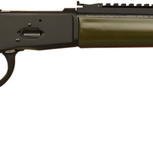 Gforce Arms GFLVR44OD Saddlehorn  44 Mag 10+1 16.50" Black Steel Barrel, Black Picatinny Rail Aluminum Receiver, Fixed Green Synthetic Stock