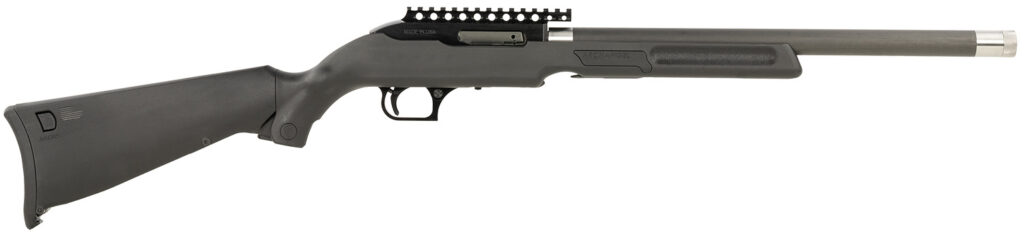 Magnum Research SSAA22G Magnum Lite SwitchBolt 22 LR 10+1 16.50" Black Threaded Barrel, Black Receiver w/Picatinny Rail, Black Archangel Folding Backpack Polymer Stock