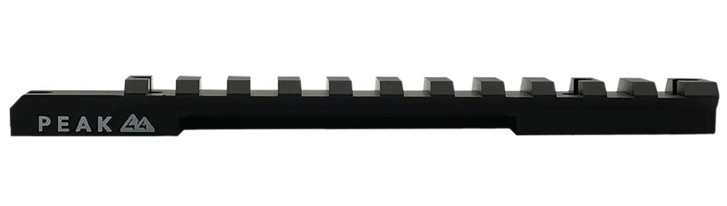 Weatherby J010006 Picatinny Rail  Matte Black Aluminum Weatherby Vanguard Weaver Mount Short Action 20 MOA