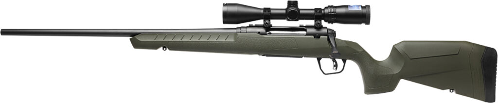 Savage Arms 32189 Axis 2 XP Combo Full Size 400 Legend 4+1 20" Black Sporter Barrel, Black Carbon Steel Receiver Drilled & Tapped, OD Green Fixed Synthetic Stock, Weaver 3-9x40mm Scope, Left Hand
