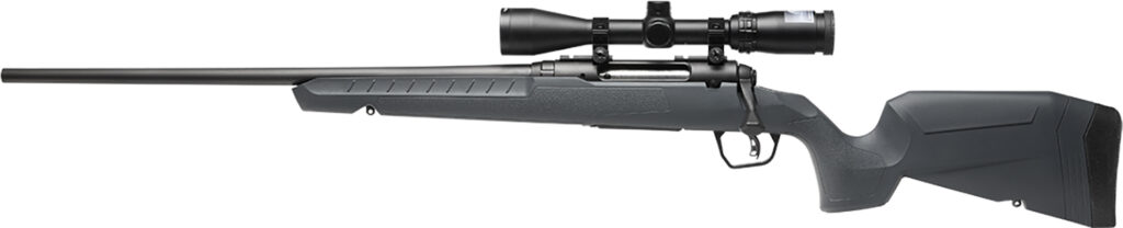 Savage Arms 32210 Axis 2 XP Combo 350 Legend 4+1 18" Black Sporter Barrel, Black Drilled & Tapped Steel Receiver, Fixed Gray Synthetic Stock, Left Hand, Boresighted 3-9x40