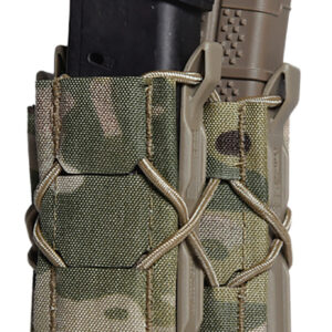 High Speed Gear 24DD00MC TACO Gen 2 Double Decker Multi-Cam Nylon Laminate MOLLE Mount Pistol/Rifle
