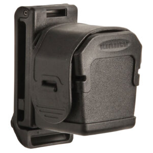Blackhawk 44A890BK Taser Cartridge Holder Fits Taser X26/X26P Duty Holster Black Polymer Belt Loop Mount