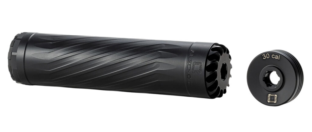 Anechoic X30B Anechox 30 30Cal/7.62mm/300Mag Black Stainless Steel/Titanium 1 3/8"x24 w/ 5/8"x24 DTA