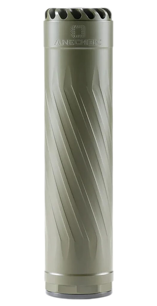 Anechoic X35OD Anechox 35 35Cal/338Lapua Olive Drab Stainless Steel/Titanium 1 3/8"x24 w/ 1/2"x28 DTA