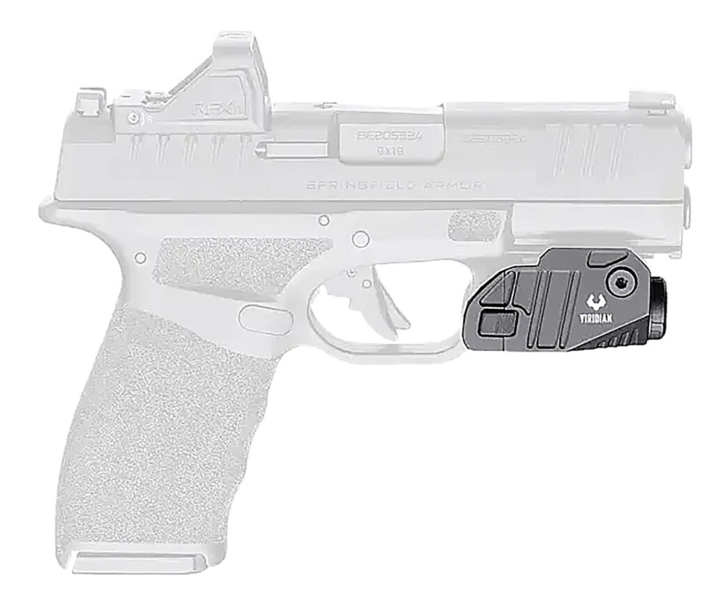 Viridian 9300048 CTL Custom for Springfield Hellcat Pro Black Anodized 525 Lumens White LED