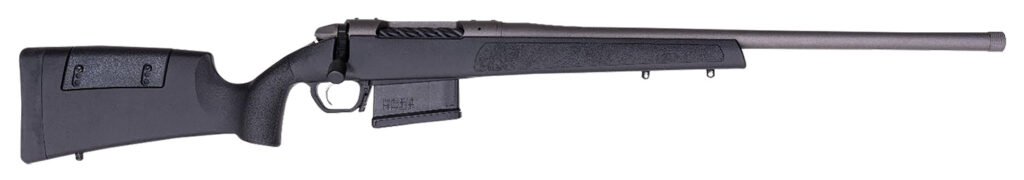 Weatherby 3WR0435CMR0T 307 Range SF 6.5 Creedmoor 5+1 20" Tungsten Cerakote Heavy Threaded Barrel, Tungsten Cerakote Drilled & Tapped Steel Receiver, Adj Cheek Piece & LOP Black Synthetic Stock
