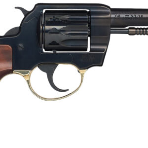 Henry H016BD Golden Boy 22 LR 10 Shot 4" Blued Steel Barrel, Cylinder, Blued Polished Steel Frame, Walnut Birdshead Grip, Transfer Bar Safety, Exposed Hammer