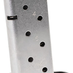 Kimber Mfg, Inc 1200845A Micro 9 7rd Extended 9mm Luger Silver Stainless Steel