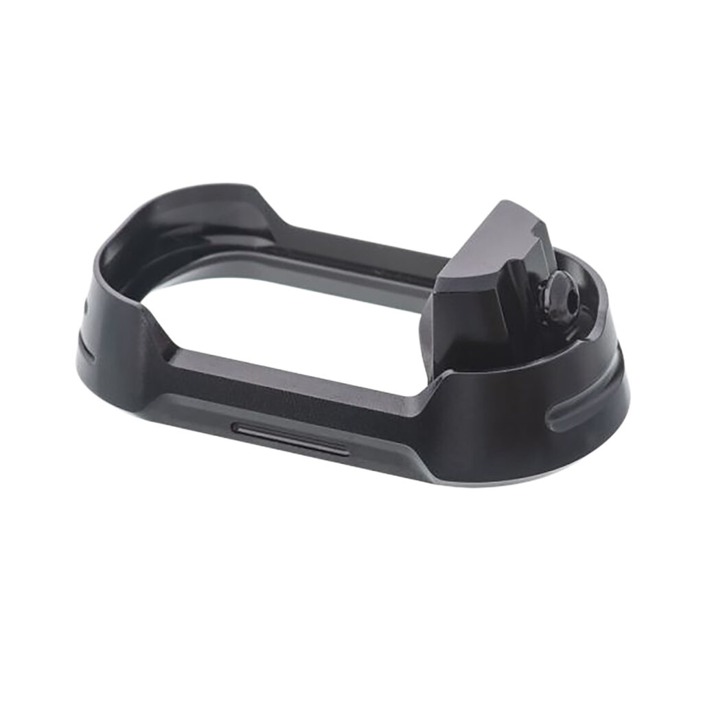 Tyrant CNC TDG19G34MWBLKBLKSRW  Magwell Fits Glock 19 Gen 3-4 Black 7000 Series Aluminum