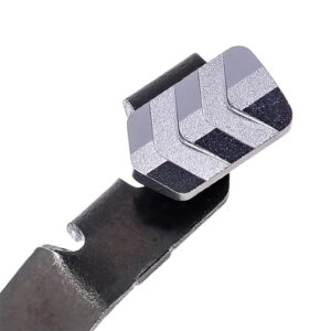 Tyrant CNC TDGSTOP48G Extended Slide Release  9mm Glock 42/43/43X/48 Gray 6061 Aluminum