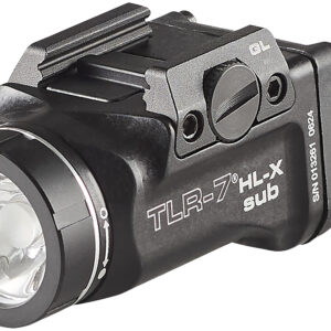 Streamlight 69503 TLR-7 HL-X SUB USB  Black 6000 Series Aluminum Glock 43x/48 1000 Lumens