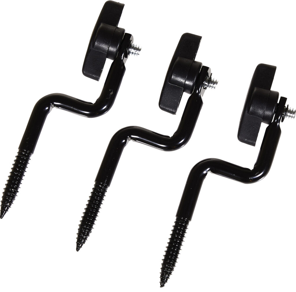 Allen 5307 Trail Camera Tree Mount Black Steel 3 Pack