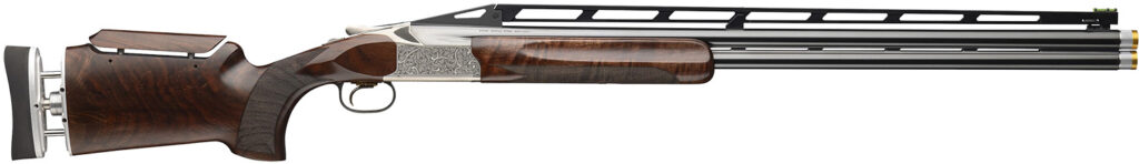 Browning 0183574002 Citori 825 Trap Max 12 Gauge 2.75" 32" Polished Blued Invector-DS Extended Silver Nitride Steel Receiver/High Gloss Black Walnut Stock