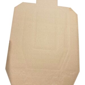 Action Target IPSC-CB IPSC/USPSA Targets Hanging Cardboard 18" x 30" 100Ct