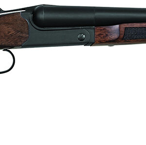 Charles Daly 930391 500 Coach 20 Gauge Break Open 3" 2rd 20" Black Side By Side Barrel, Steel Receiver, Fixed w/Pistol Grip Checkered Walnut Stock