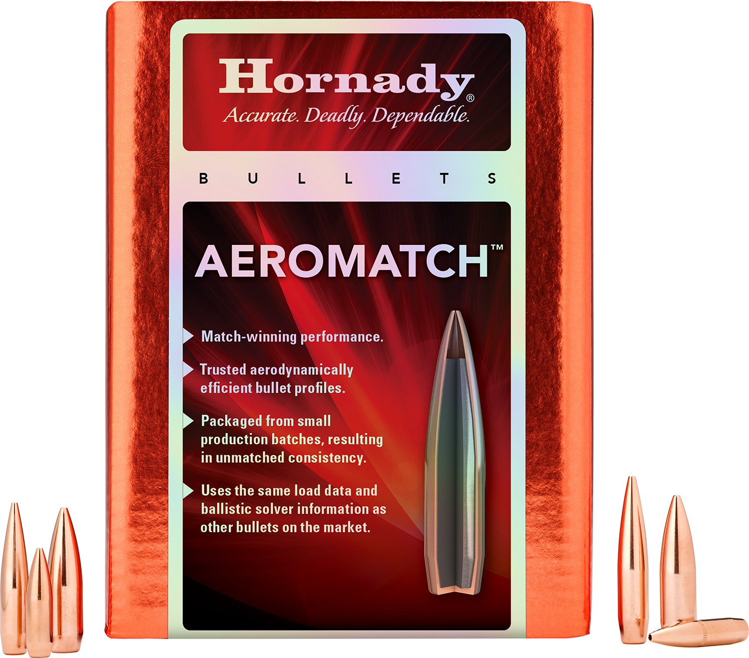 Hornady 227771 22Cal .224 77gr Hollow Point Boat Tail 500 Per Box/6 Case