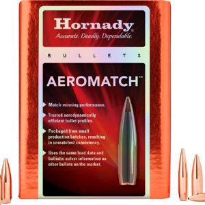 Hornady 305071   30Cal .308 168gr Hollow Point Boat Tail 500 Per Box/6 Case
