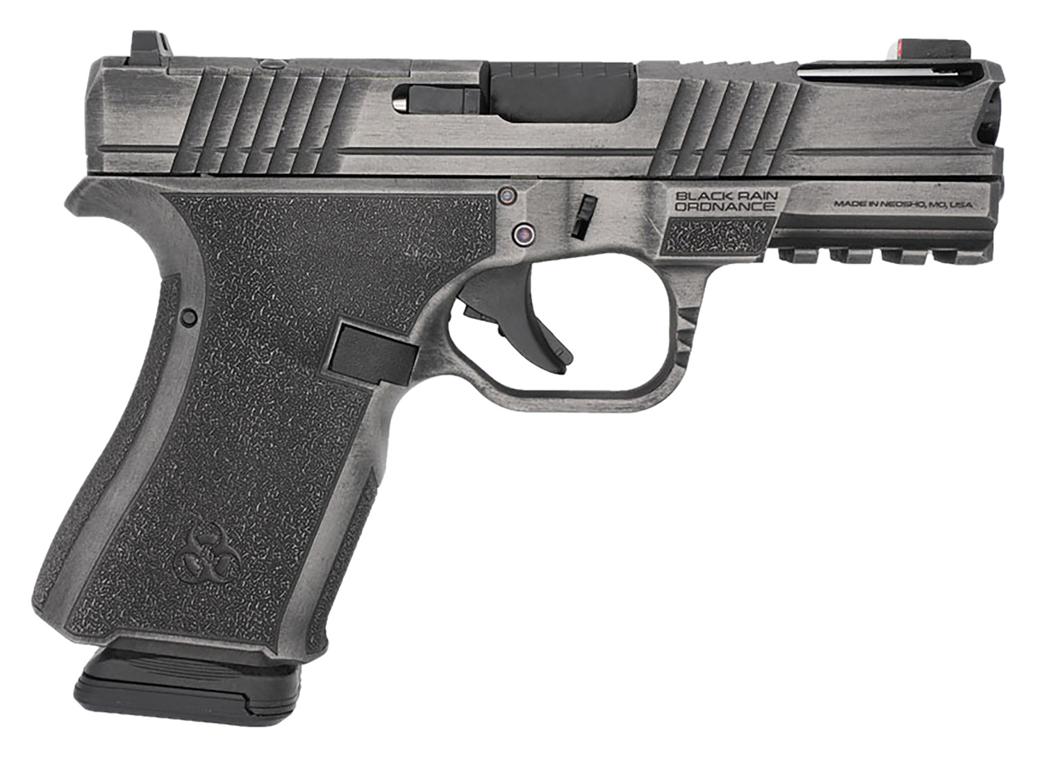 Black Rain Ordnance FLP9MMGMGB Compact Frame 9mm 15+1 4" Stainless Steel Slide