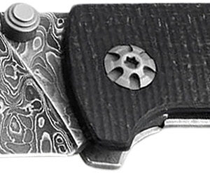 Boker 111103DAM Tiger-Damast  Pocket 3.35" Damascus Blade Micarta Handle