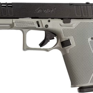 Great Lakes Firearms GL19SRK Striker 9mm 15+1 4" Front/Rear Serrations Cerakote Bull Shark Gray