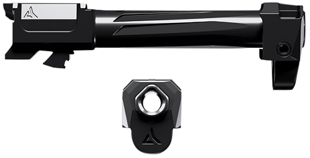 Radian Weapons R0859 Ramjet & Afterburner Combo 9mm Luger Compatible w/ Glock 43X, Black Stainless Steel