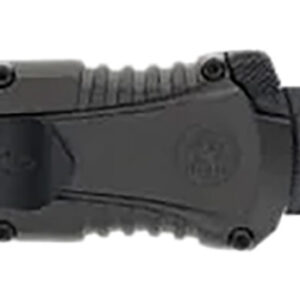 M&P Accessories 1219171 M&P Compact 1.90" OTF Plain Black Oxide Stainless Steel Blade, Gray/Black Aluminum Handle