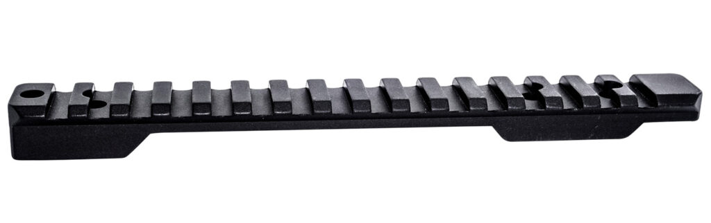 Weatherby P00252705 Picatinny Rail  Black Hardcoat Anodized Alloy Fits Weatherby Mark V Magnum 9-Lug Action