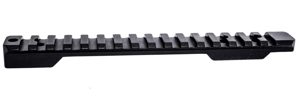 Weatherby PS0252150 Picatinny Rail Peak 44 Black Weatherby Mark V Picatinny Rail/Weaver Mount Short Action