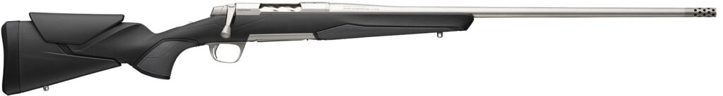 Browning 036008224 X-Bolt 2 Hunter Full Size 270 Win 3+1 24" Stainless Steel Threaded Barrel, Drilled & Tapped Stainless Steel Receiver, Adj Vari-Tech Black Composite Stock w/Adjustable Comb & LOP