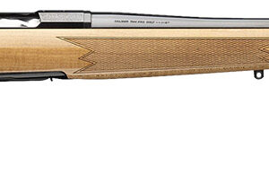 Browning 036080229 X-Bolt 2 Medallion 300 Win Mag 3+1 26" Blue Polished Threaded Barrel & Drilled & Tapped Carbon Steel Receiver, Fixed Gloss AAAA Maple Wood Stock, Radial Muzzle Brake