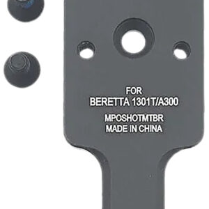 Meprolight USA 901141041 Optics Plate Shotgun Matte Black Aluminum Beretta 1301T/A300 RMR Footprint