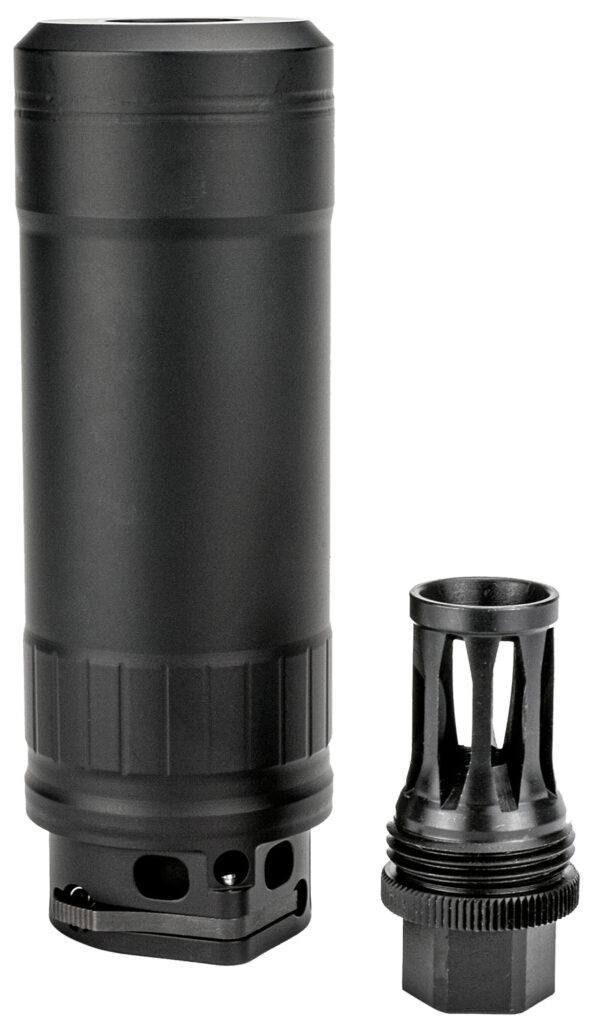 Kgm Suppressors RS-R556A1-QD-BLK R556A1 6mm/5.56 NATO Black Nickel Alloy/Stainless Steel 1/2"x28