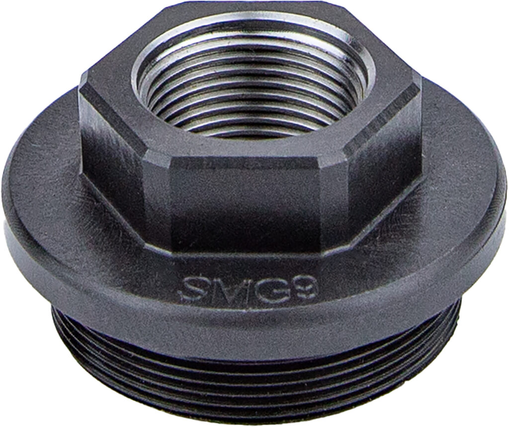 Kgm Suppressors A-SMG9-DTA-S-4 SMG9 Direct Thread Adapter Black Nitride Steel M13.5x1 LH Threads