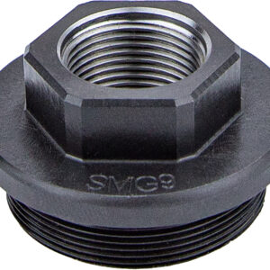 Kgm Suppressors A-SMG9-DTA-S-4 SMG9 Direct Thread Adapter Black Nitride Steel M13.5x1 LH Threads