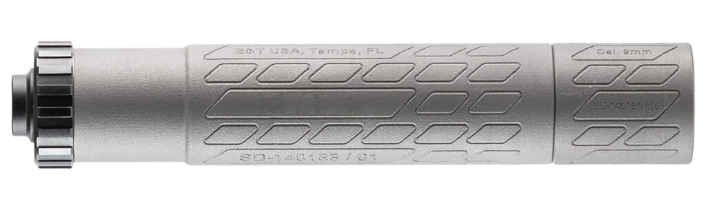 B&T Firearms SD-IMPULS-OLS-45-M Print-X Impuls OLS M  45 ACP 1.30" Anodized Grey Titanium