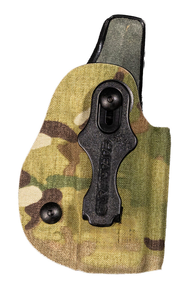 Safariland 20179701 Species  IWB Multi-Cam SafariLaminate Fits SW M&P Shield/Shield+ Belt Clip Mount Right Hand