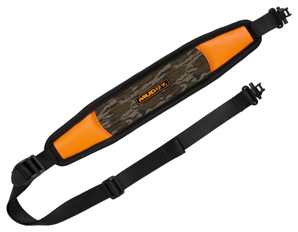 Muddy MUDTRLBSLMOBL Black/Orange Neoprene Adjustable Rifle/Shotgun