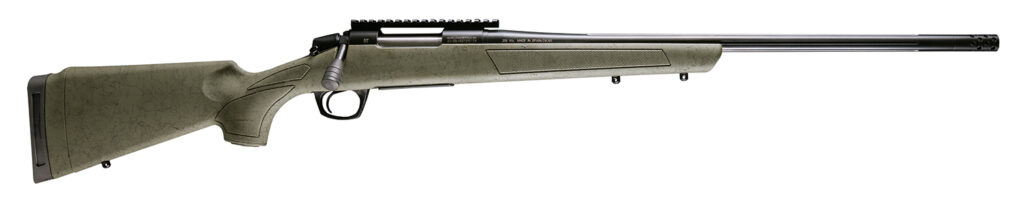 CVA CR3989G Cascade XT 6.5 PRC 2+1 24" Graphite Black Cerakote Fluted Threaded Barrel, Graphite Black Cerakote Picatinny Rail, Fixed OD Green w/Black Webbing Synthetic Stock, Right Hand