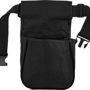 BOB ALLEN ORIGINAL DIVDED - SHELL POUCH WITH BELT BLACK
