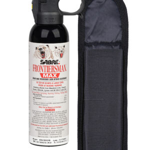 Sabre Frontiersman Capsaicinoids 40ft 7.90 oz Canister Includes Holster