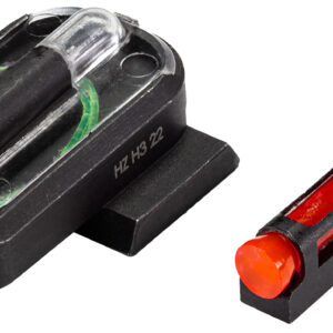 HiViz SFHFD21 FastDot H3 Red/Fiber Optic Green Tritium Black Frame Fits Springfield Hellcat Pro