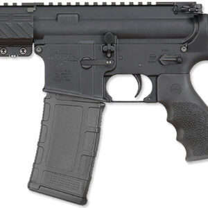 Rock River Arms BLK2132 LAR-15M 300 AAC Blackout 30+1 8" Black M-LOK Handguard, Black Aluminum Picatinny Rail Receiver, Black Polymer SB Tactical SBA3 Arm Brace, Black Hogue Rubber Grip