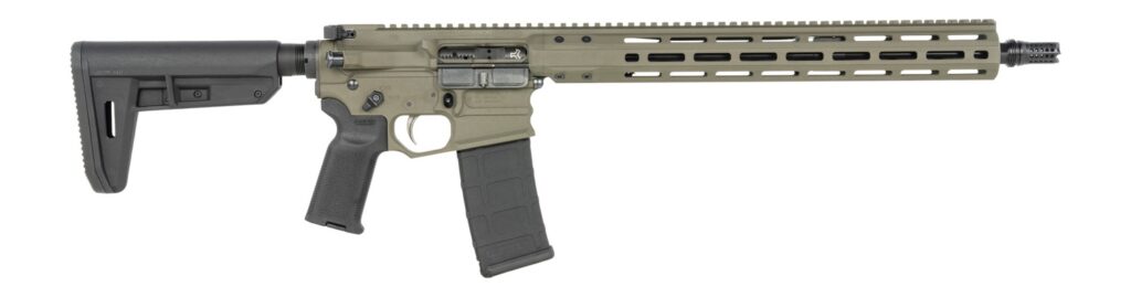 Cobalt Kinetics CKPROLITE55616CKG Pro Light  223 Rem/5.56 NATO  16" Black Barrel, CK Green Picatinny Rail Aluminum Receiver, M-LOK Handguard, Black Polymer Stock, Black Polymer Grip